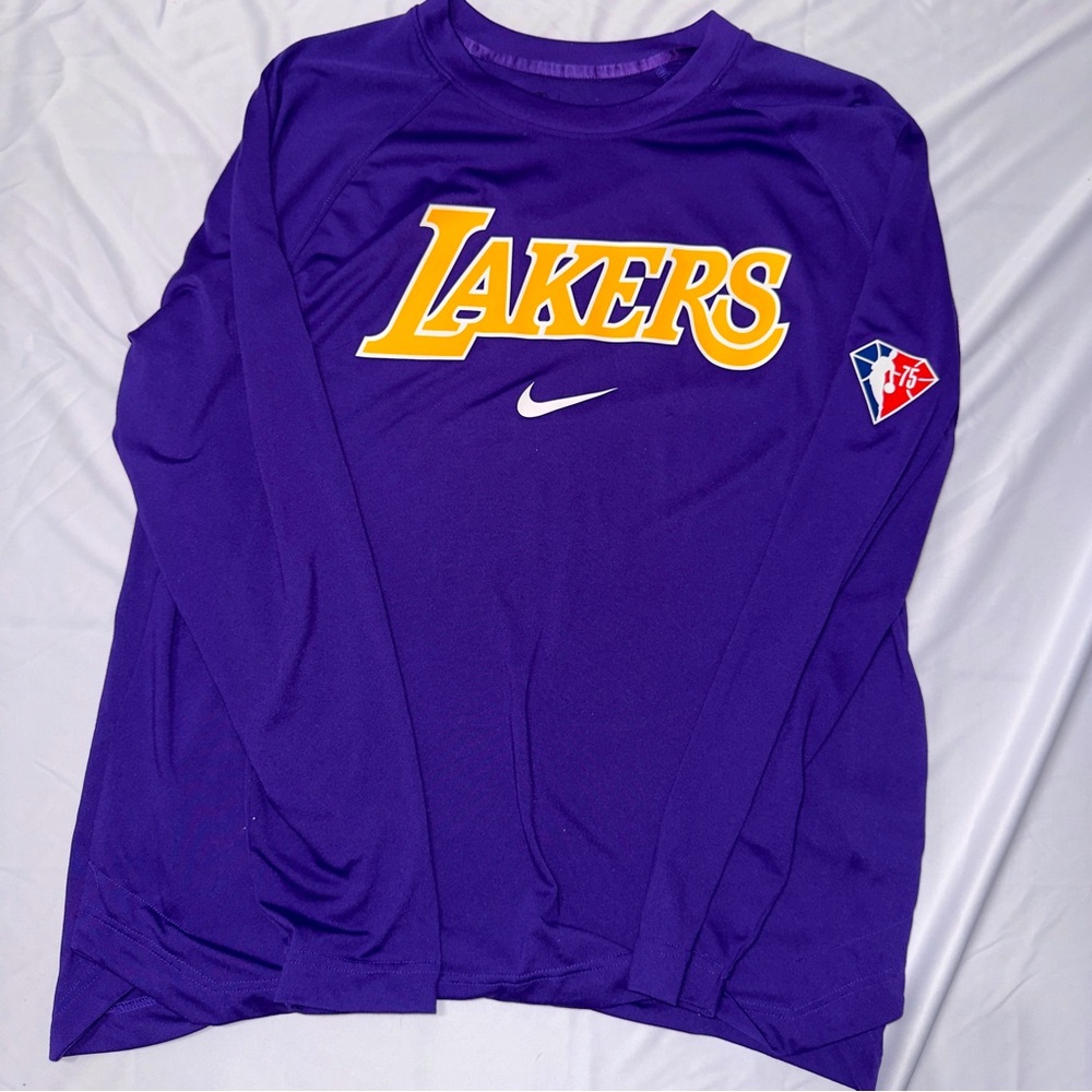 NBA Los Angeles Lakers Shooting Shirt (75th Anniversary Edition)